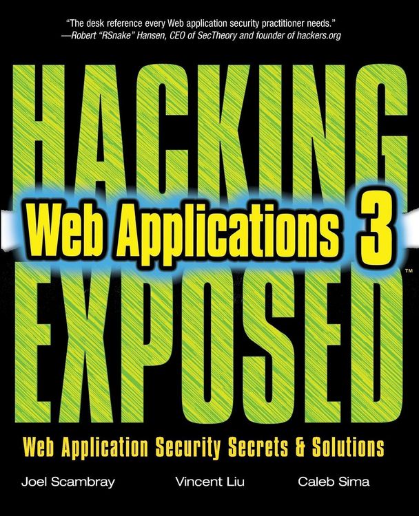 Produktbild: Hacking Exposed Web Applications, Third Edition