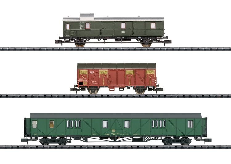 Produktbild: MiniTrix 18296 N Personenwagen-Set 2, N2846 der DB, MHI