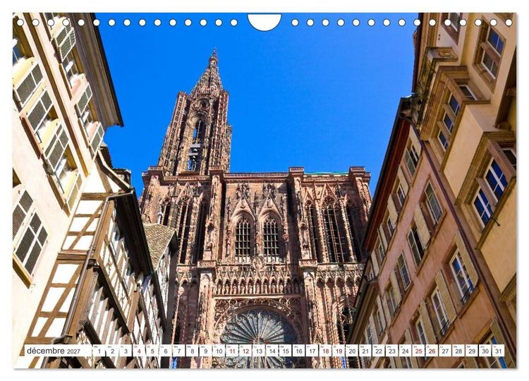 Produktbild: Strasbourg - Ville d'histoire et de charme au c&oelig;ur de l'Europe (Calendrier mural 2027 DIN A4 vertical), CALVENDO calendrier mensuel
