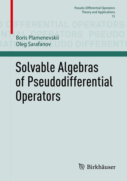 Produktbild: Solvable Algebras of Pseudodifferential Operators