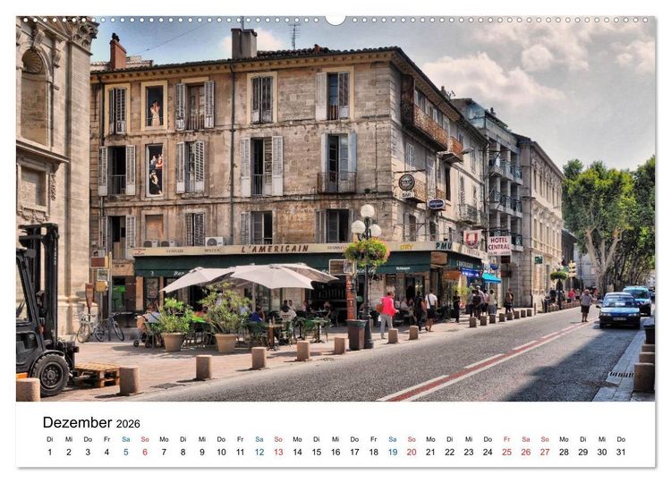Produktbild: Avignon - Weltkulturerbe der UNESCO (Wandkalender 2026 DIN A2 quer), CALVENDO Monatskalender