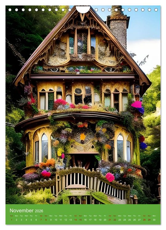 Produktbild: Tiny Fairy Havens (Wall Calendar 2026 DIN A4 portrait), CALVENDO 12 Month Wall Calendar