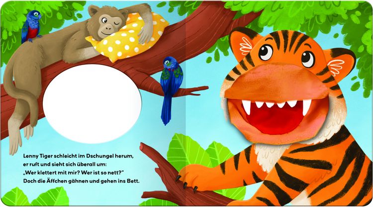 Produktbild: Handpuppenbuch - Tiger Lenny