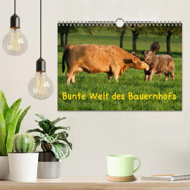 Produktbild: Bunte Welt des Bauernhofs (Wandkalender 2026 DIN A4 quer), CALVENDO Monatskalender