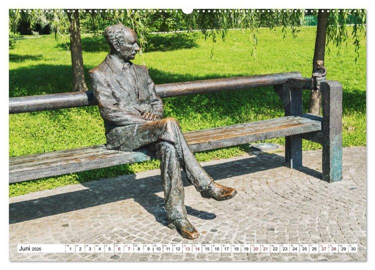 Produktbild: Ein Wochenende in Ljubljana (hochwertiger Premium Wandkalender 2026 DIN A2 quer), Kunstdruck in Hochglanz