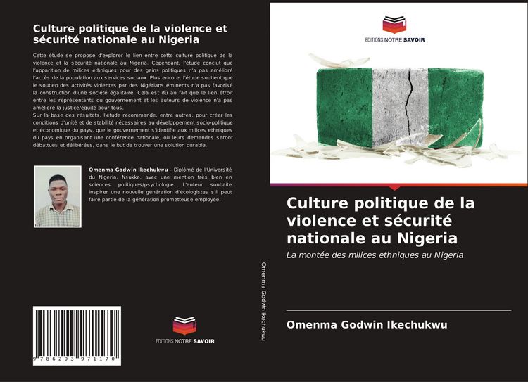 Produktbild: Culture politique de la violence et s&eacute;curit&eacute; nationale au Nigeria