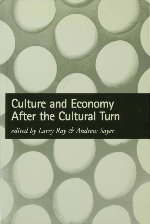 Produktbild: Culture and Economy After the Cultural Turn