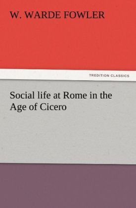 Produktbild: Social life at Rome in the Age of Cicero