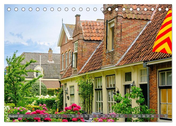Produktbild: Ein Blick auf Egmond (Tischkalender 2026 DIN A5 quer), CALVENDO Monatskalender