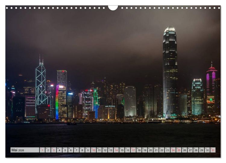 Produktbild: Big City Lights - Metropolen im Lichterglanz (Wandkalender 2026 DIN A3 quer), CALVENDO Monatskalender