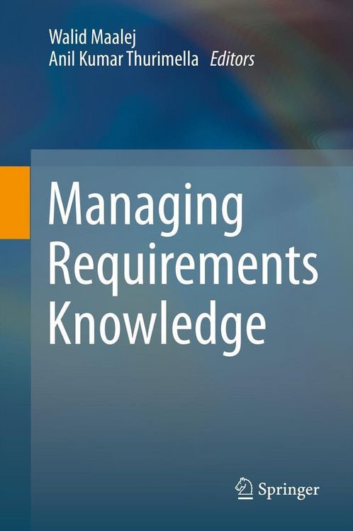 Produktbild: Managing Requirements Knowledge