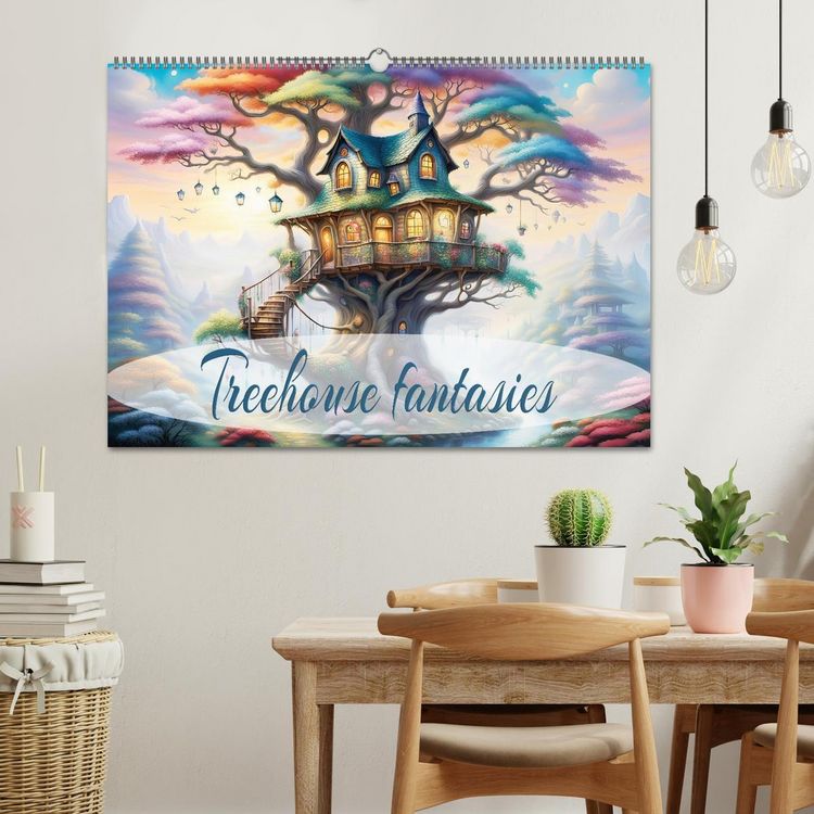 Produktbild: Treehouse fantasies (Wall Calendar 2026 DIN A2 landscape), CALVENDO 12 Month Wall Calendar
