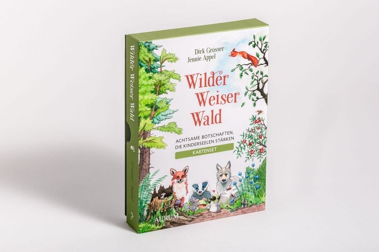 Wilder Weiser Wald. Achtsame Botschaften, die Kinderseelen stärken. Kartenset
