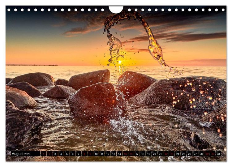 Produktbild: Ostseesteine (Wandkalender 2026 DIN A4 quer), CALVENDO Monatskalender