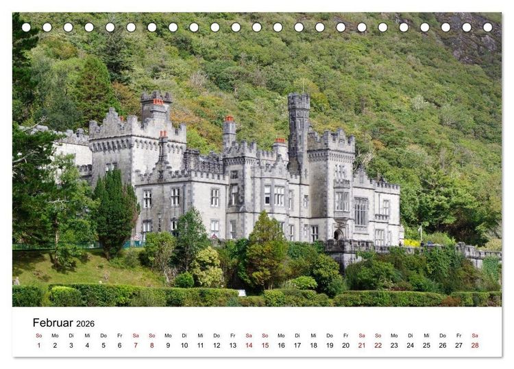 Produktbild: Irland &ndash; Magische Orte zwischen Meer und Geschichte (Tischkalender 2026 DIN A5 quer), CALVENDO Monatskalender