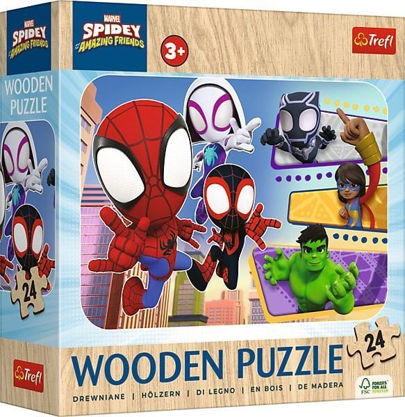Produktbild: Holz Puzzle Junior 24 - Spidey