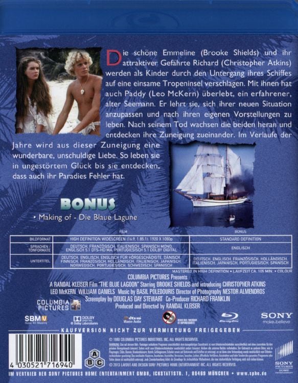 Produktbild: Die blaue Lagune