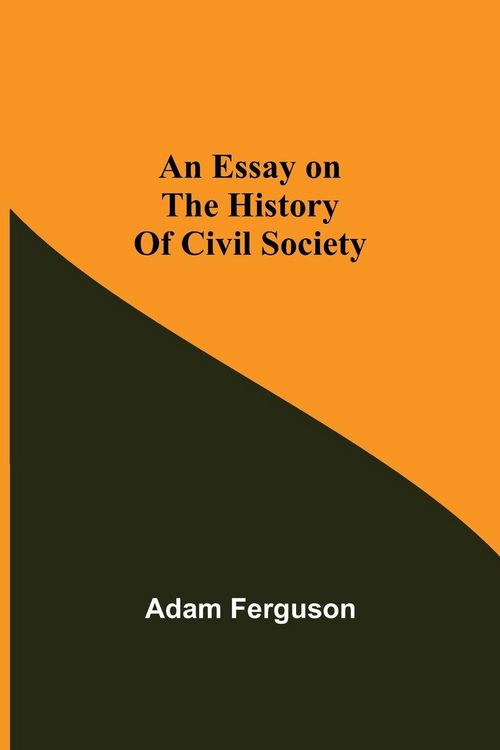 Produktbild: An Essay On The History Of Civil Society