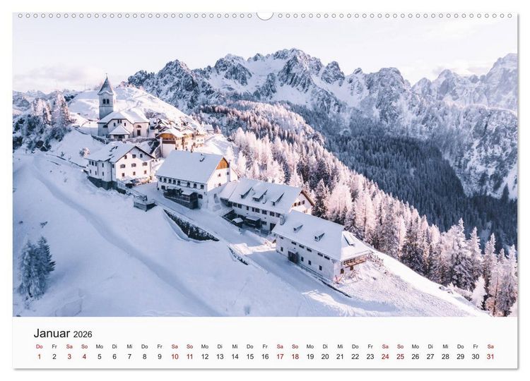 Produktbild: Auf Entdeckungsreise durch Italien (hochwertiger Premium Wandkalender 2026 DIN A2 quer), Kunstdruck in Hochglanz