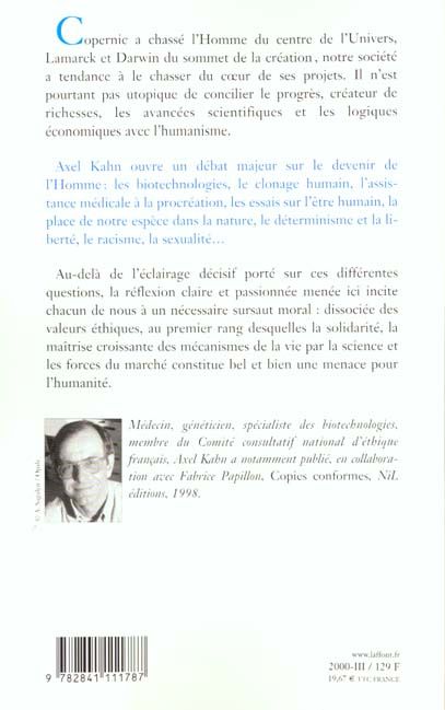 Produktbild: Et l'Homme dans tout &ccedil;a ?