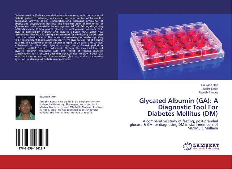Produktbild: Glycated Albumin (GA): A Diagnostic Tool For Diabetes Mellitus (DM)