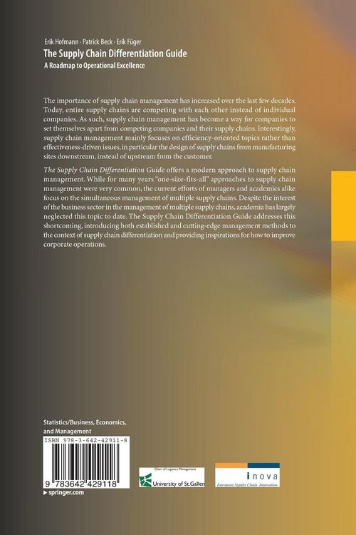 Produktbild: The Supply Chain Differentiation Guide