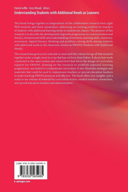 Produktbild: Understanding Students with Additional Needs as Learners