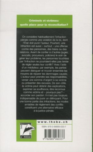 Produktbild: Criminels et victimes : quelle place pour la r&eacute;conciliation ?