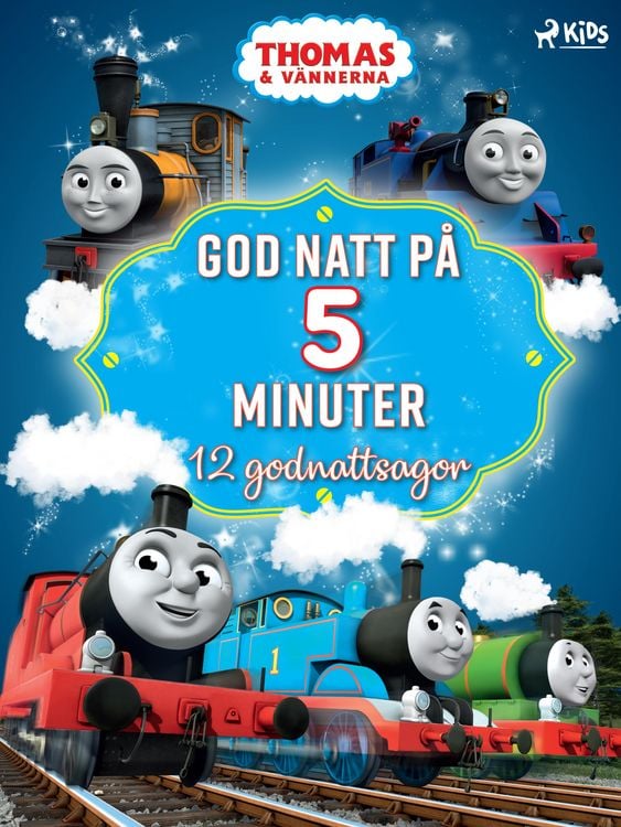 Produktbild: Thomas och v&auml;nnerna - God natt p&aring; 5 minuter - 12 godnattsagor