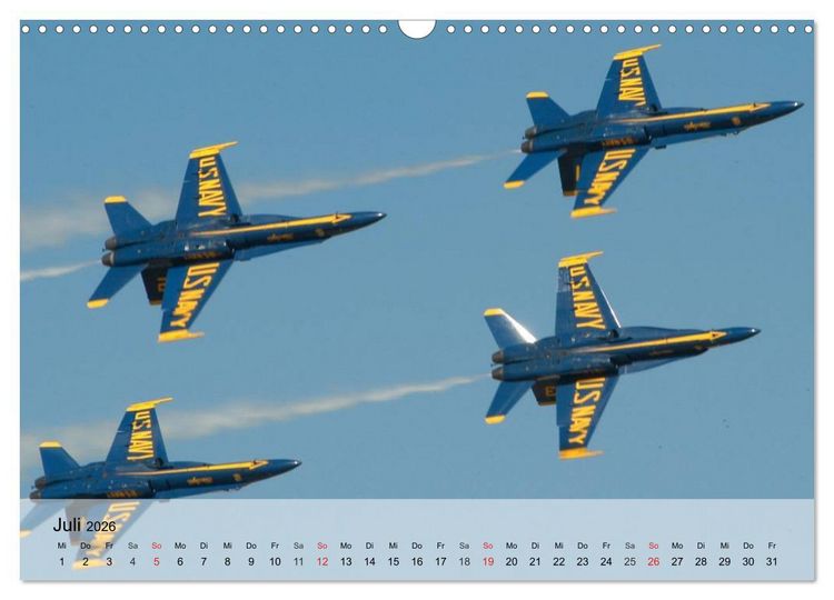Produktbild: Flugschau in Reno (Wandkalender 2026 DIN A3 quer), CALVENDO Monatskalender
