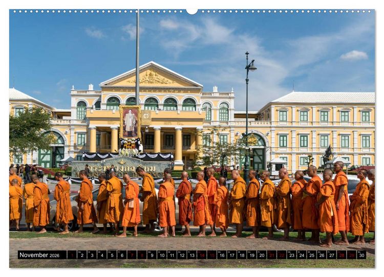 Produktbild: Bangkok - Thailand (hochwertiger Premium Wandkalender 2026 DIN A2 quer), Kunstdruck in Hochglanz