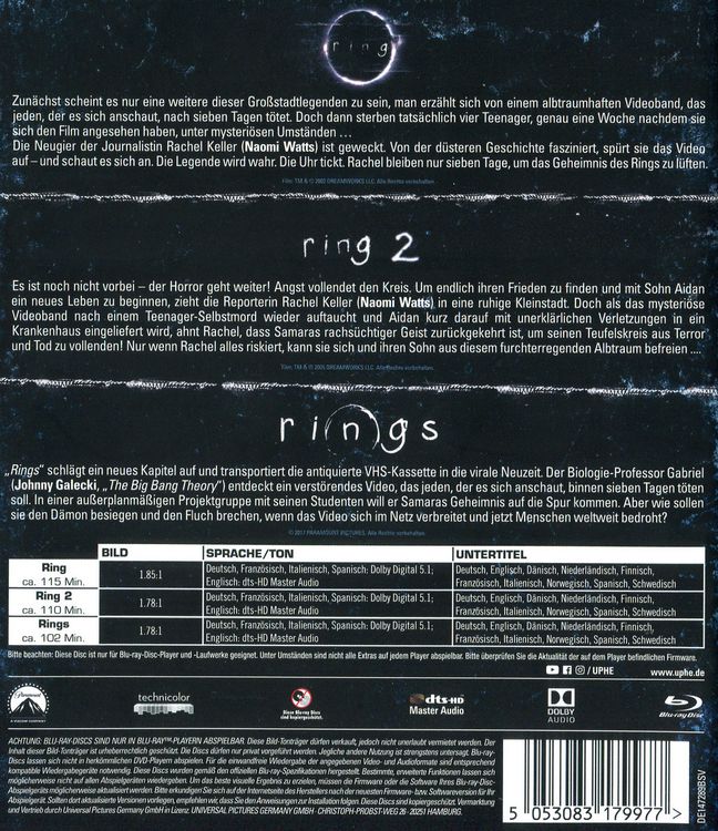 Ring Edition [3 BRs] als Blu-ray kaufen
