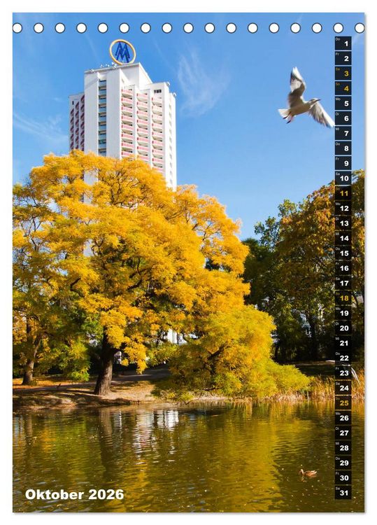 Produktbild: Mein Leipzig (Tischkalender 2026 DIN A5 hoch), CALVENDO Monatskalender