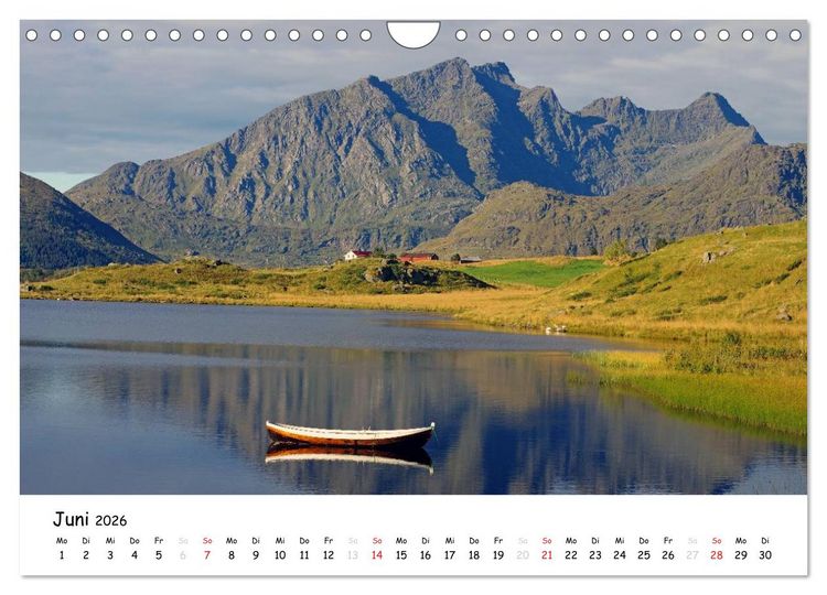 Produktbild: Die Lofoten - Magie des Lichtes (Wandkalender 2026 DIN A4 quer), CALVENDO Monatskalender