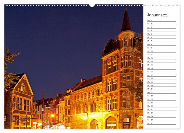 Produktbild: Kaiserstadt Aachen (Wandkalender 2026 DIN A2 quer), CALVENDO Monatskalender