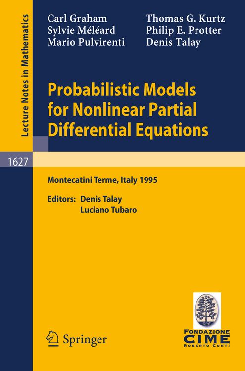 Produktbild: Probabilistic Models for Nonlinear Partial Differential Equations