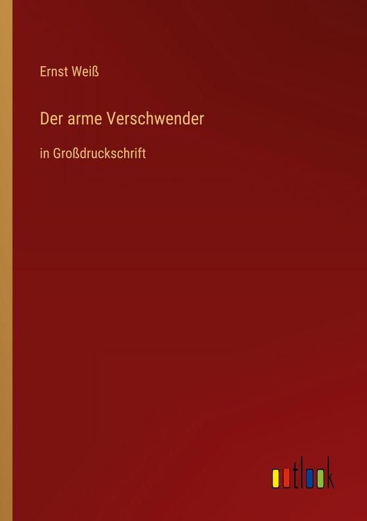 Produktbild: Der arme Verschwender