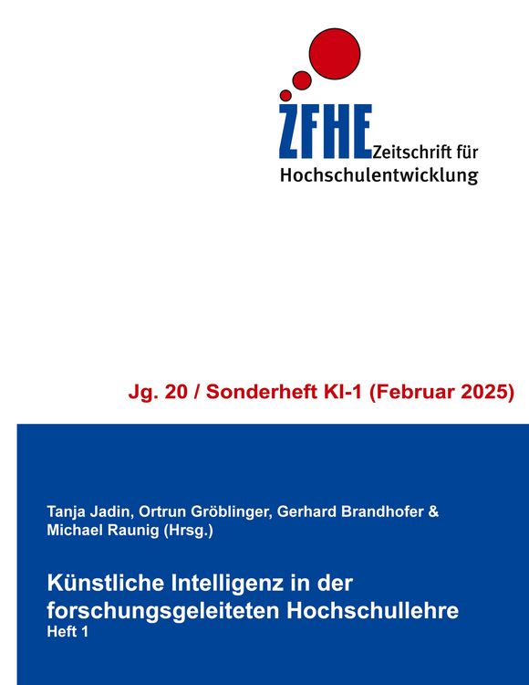 Produktbild: K&uuml;nstliche Intelligenz in der forschungsgeleiteten Hochschullehre