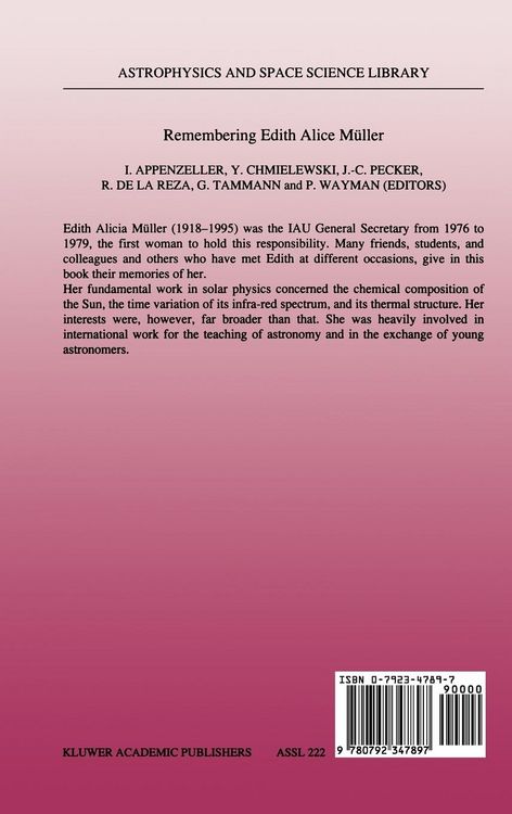 Produktbild: Remembering Edith Alice M&uuml;ller