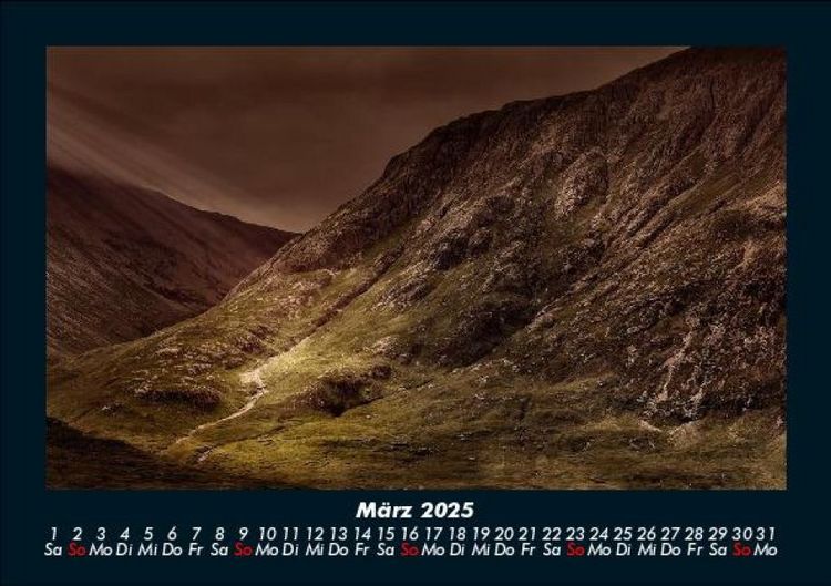 Produktbild: Landschaftskalender 2025 Fotokalender DIN A5