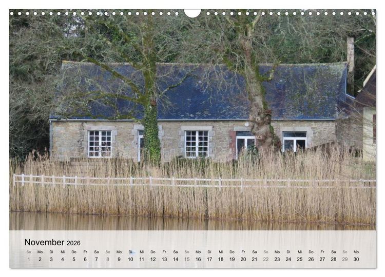 Produktbild: Bretagne - Wildnis Finist&egrave;re (Wandkalender 2026 DIN A3 quer), CALVENDO Monatskalender