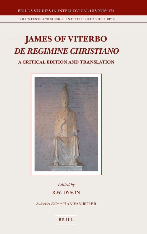 Produktbild: James of Viterbo: de Regimine Christiano