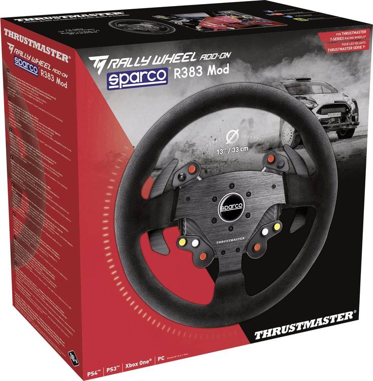 THRUSTMASTER Add-On Sparco R383 Wheel für PS3, PS4, Xbox One und