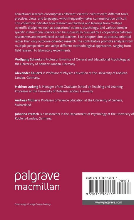Produktbild: Multidisciplinary Research on Teaching and Learning