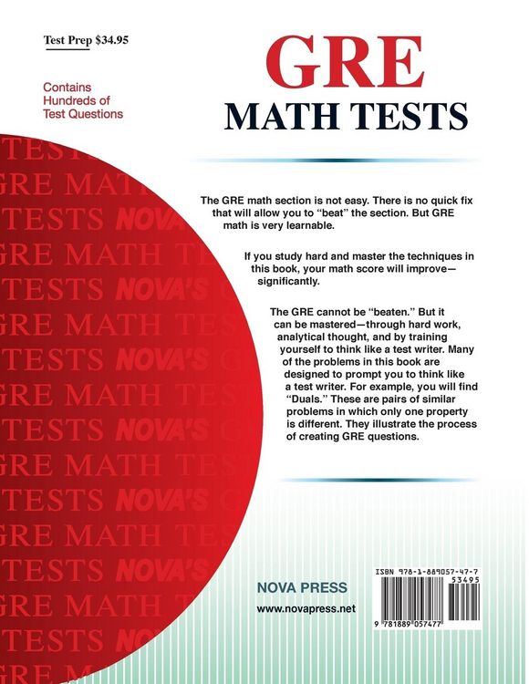 Produktbild: GRE Math Tests