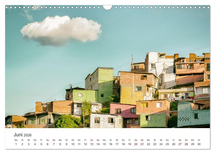 Produktbild: Kolumbien - Eine unvergessliche Reise durch das bunte Land. (Wandkalender 2026 DIN A3 quer), CALVENDO Monatskalender
