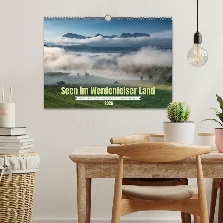 Produktbild: Seen im Werdenfelser Land (Wandkalender 2026 DIN A3 quer), CALVENDO Monatskalender