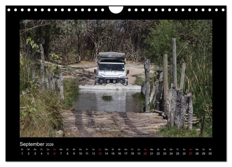 Produktbild: Land Rover Defender - Unterwegs in Afrika (Wandkalender 2026 DIN A4 quer), CALVENDO Monatskalender