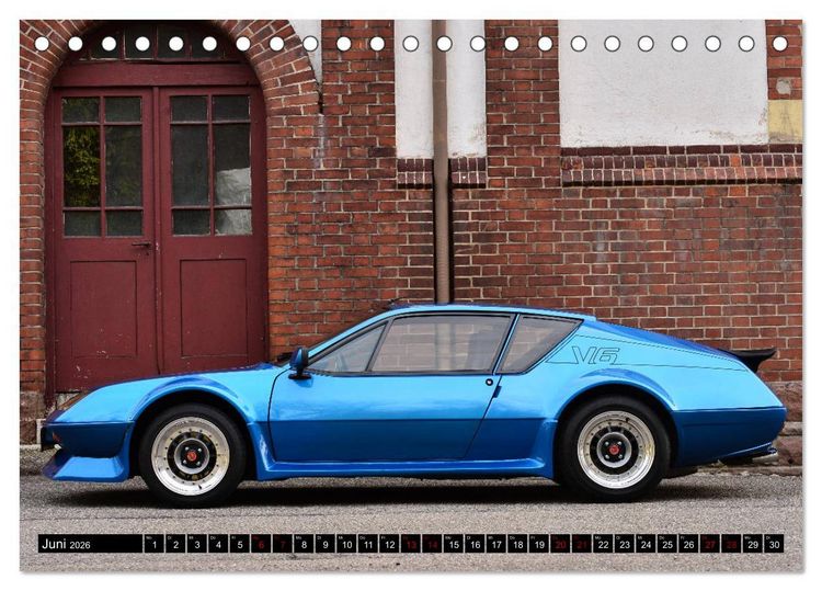 Produktbild: Renault Alpine A310 V6 (Tischkalender 2026 DIN A5 quer), CALVENDO Monatskalender