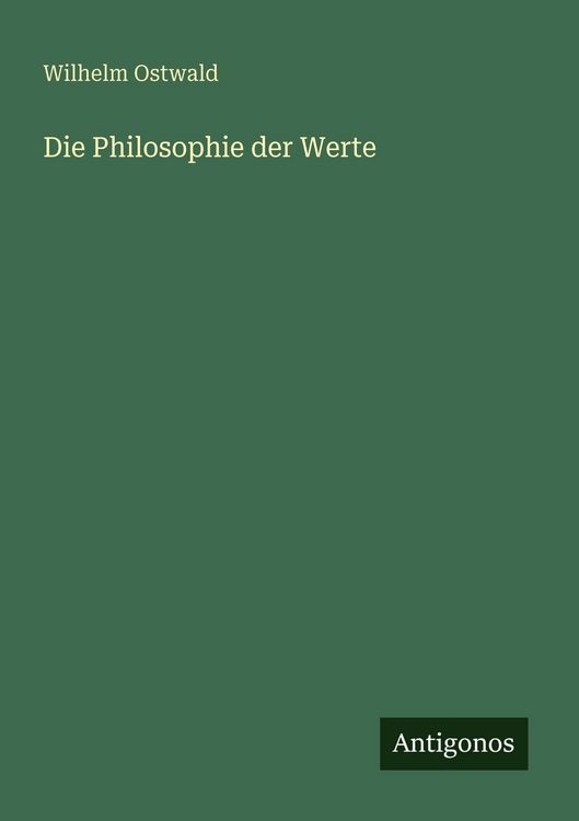Produktbild: Die Philosophie der Werte